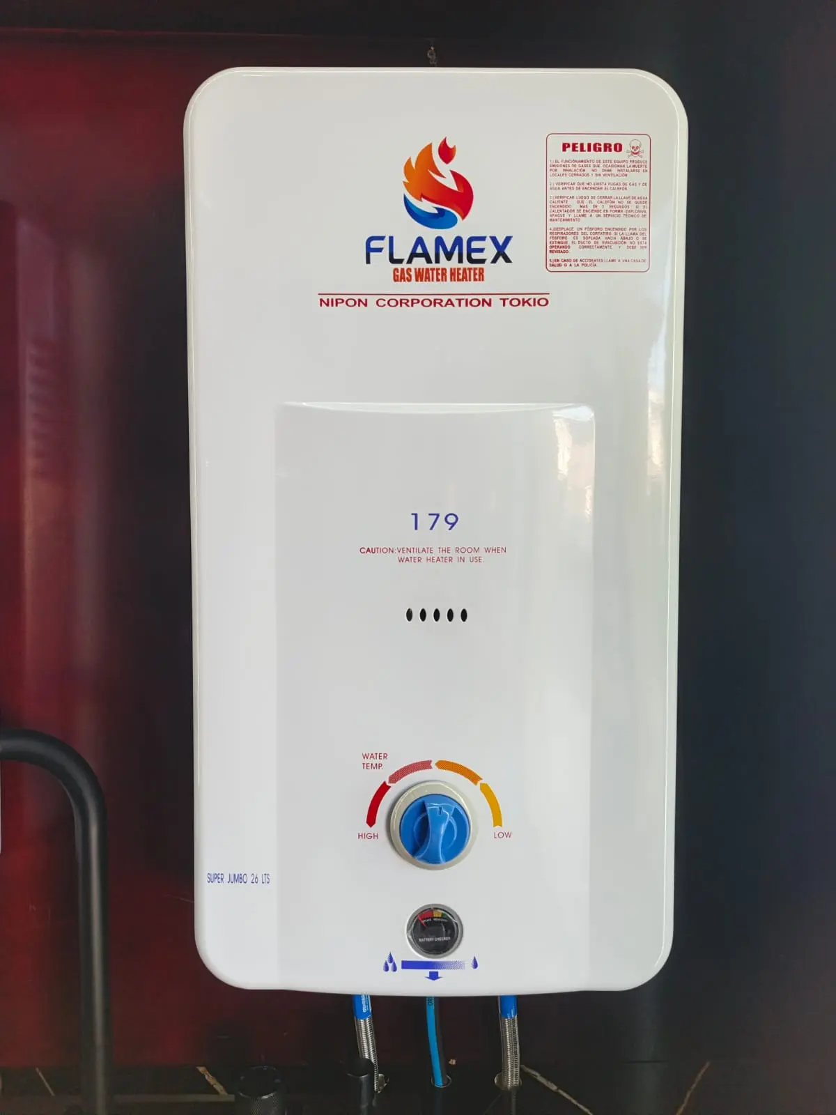 Venta de Calefón FLAMEX 26 Lts en Loja - Calefón original con garantía